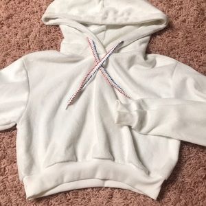Plush Cropped Hoodie